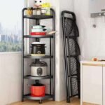 4 Layer Foldable Corner Shelves এক কোণায় গুছিয়ে ফেলুন পুরো ঘর Sajek Mart