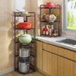 4 Layer Foldable Corner Shelves এক কোণায় গুছিয়ে ফেলুন পুরো ঘর Sajek Mart
