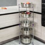 5 Layer Kitchen Pot Organizer | কম জায়গায় বেশি জিনিস রাখুন সহজে | Sajek Mart
