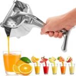 Manual Fruit Press Aluminum | বিদ্যুৎ ছাড়াই জুস তৈরি করুন মাত্র ৩০ সেকেন্ডে | Sajek Mart - Image 2