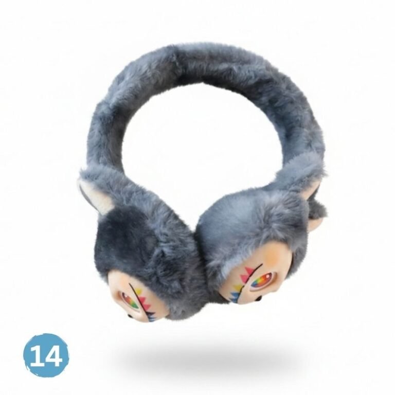 Doll Face Earmuffs Ear Cover Winter Ear protection Cartoon Doll Design Warm Windproof Children's Head-mounted Ear Hat