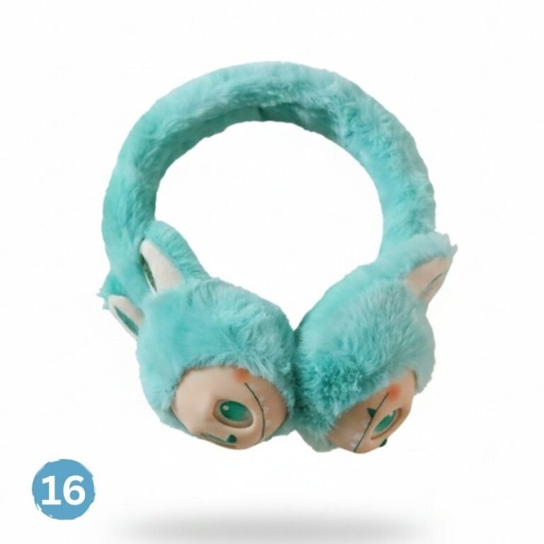 Doll Face Earmuffs Ear Cover Winter Ear protection Cartoon Doll Design Warm Windproof Children's Head-mounted Ear Hat