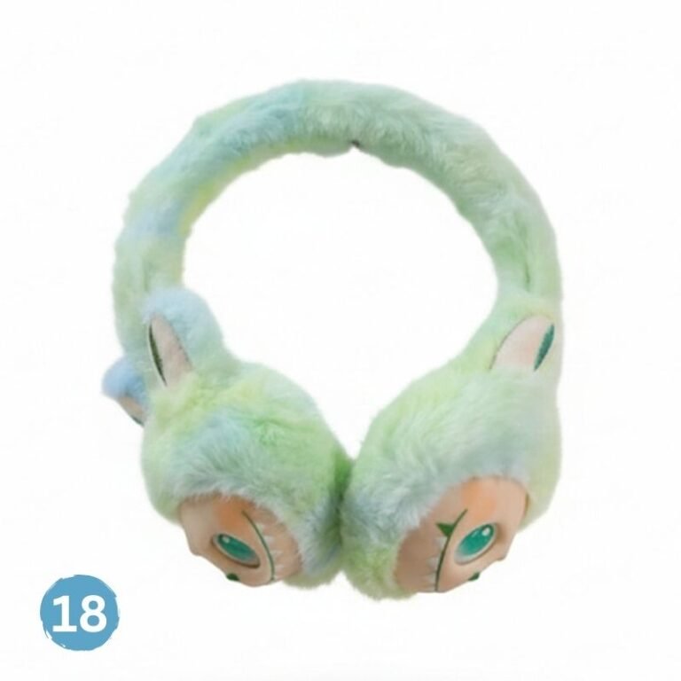 Doll Face Earmuffs Ear Cover Winter Ear protection Cartoon Doll Design Warm Windproof Children's Head-mounted Ear Hat