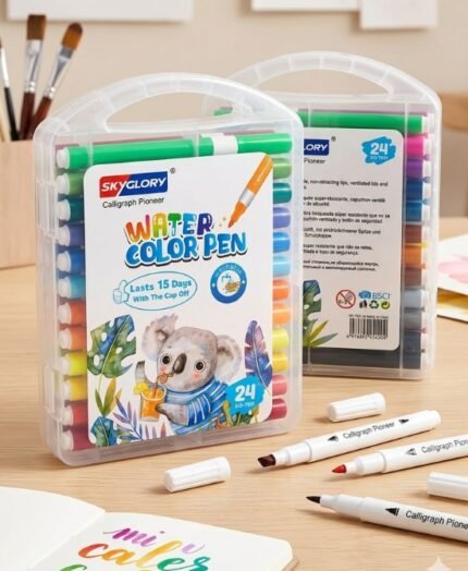 Skyglory 24 Pcs Washable Water Color Pen Set