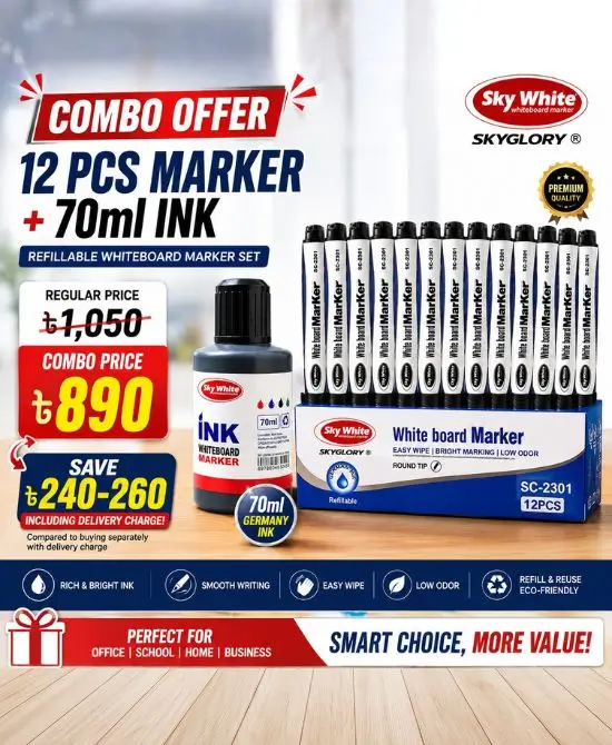 Refillable Whiteboard Marker Set Refillable Whiteboard Marker Set